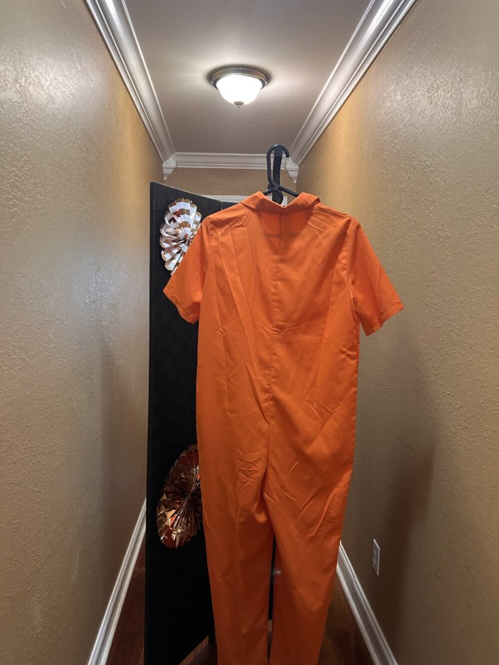 Vintage Orange Utility Jumpsuit | Statement One-Piece - Picture 4 of 6